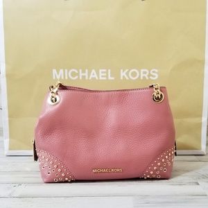 Michael Kors Jet Set Chain Messenger Rose